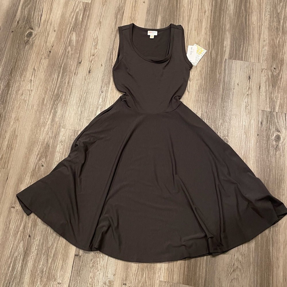 LulaRoe {Nicki} Sleeveless A-Line Dress